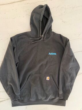 Carhartt Hoodie Mens X-Large Loose Fit Black Axiom